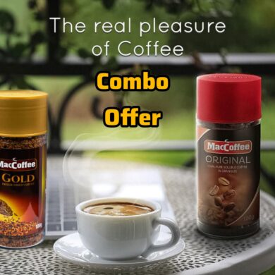 MacCoffee Original & Gold 100g Combo – Best Instant Coffee Deal in Bangladesh