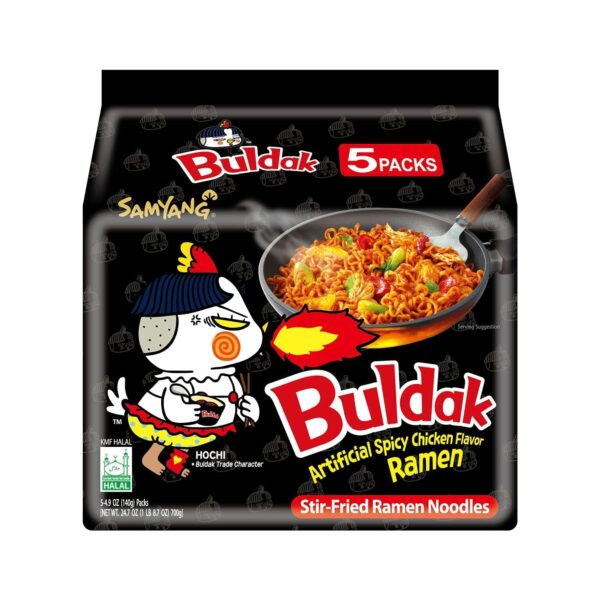 Samyang Buldak Original – 140g – Korean Spicy Chicken Instant Noodles