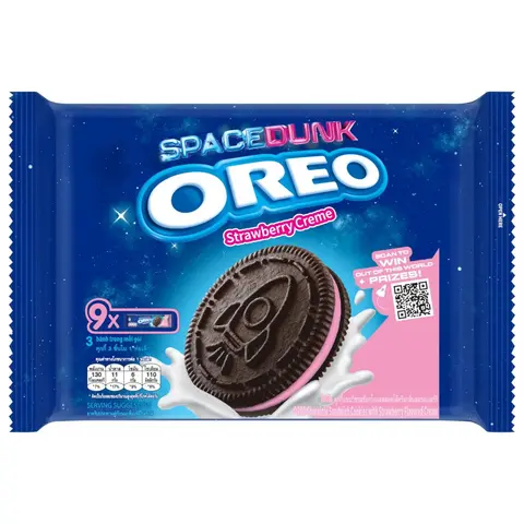 OREO Original Lunchbox Vanilla-Strawberry Flavour – Multipack 6, 9 Pack (132g) - Image 4