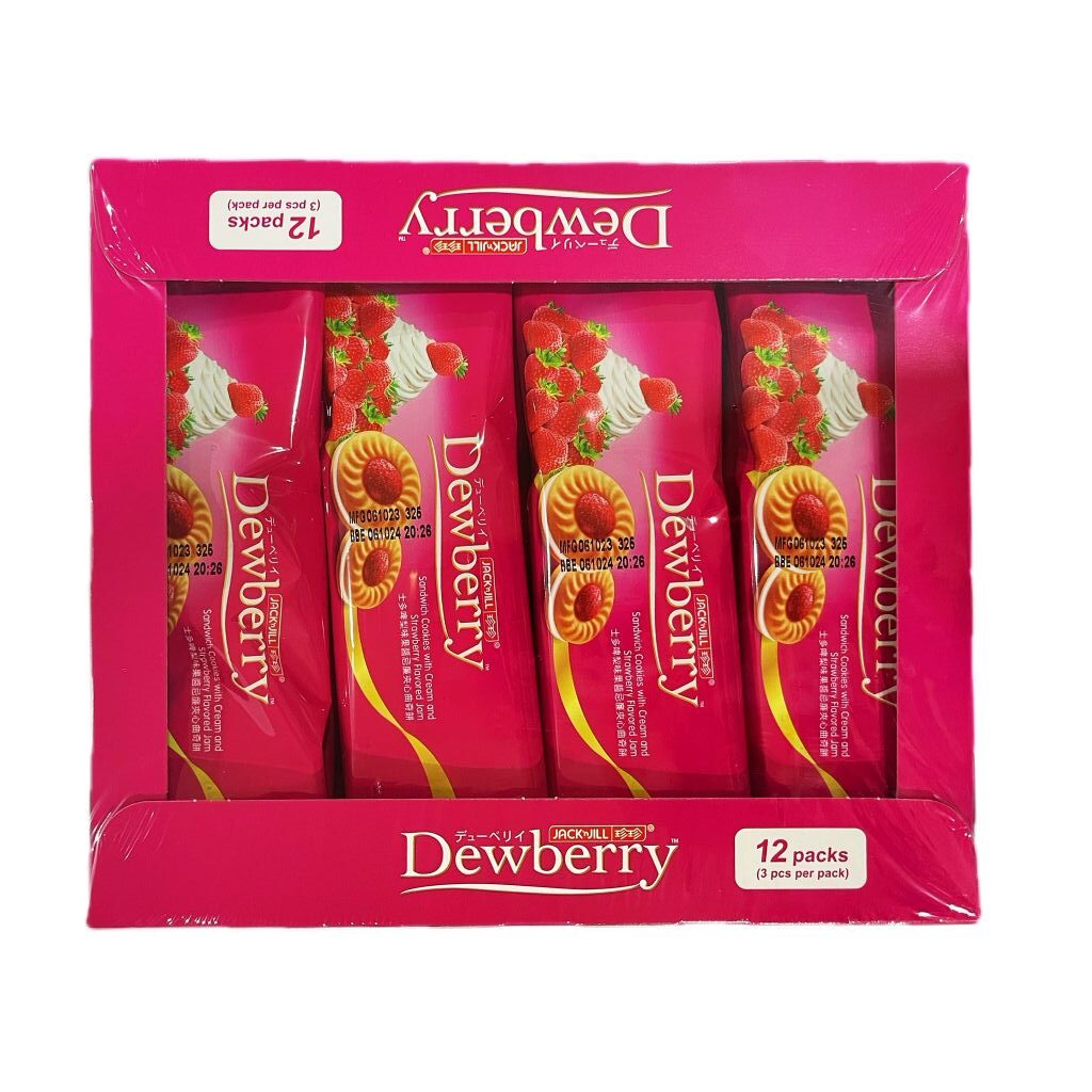 Jack’n Jill Dewberry Strawberry Biscuit – 12 Packs | Best Price in Bangladesh
