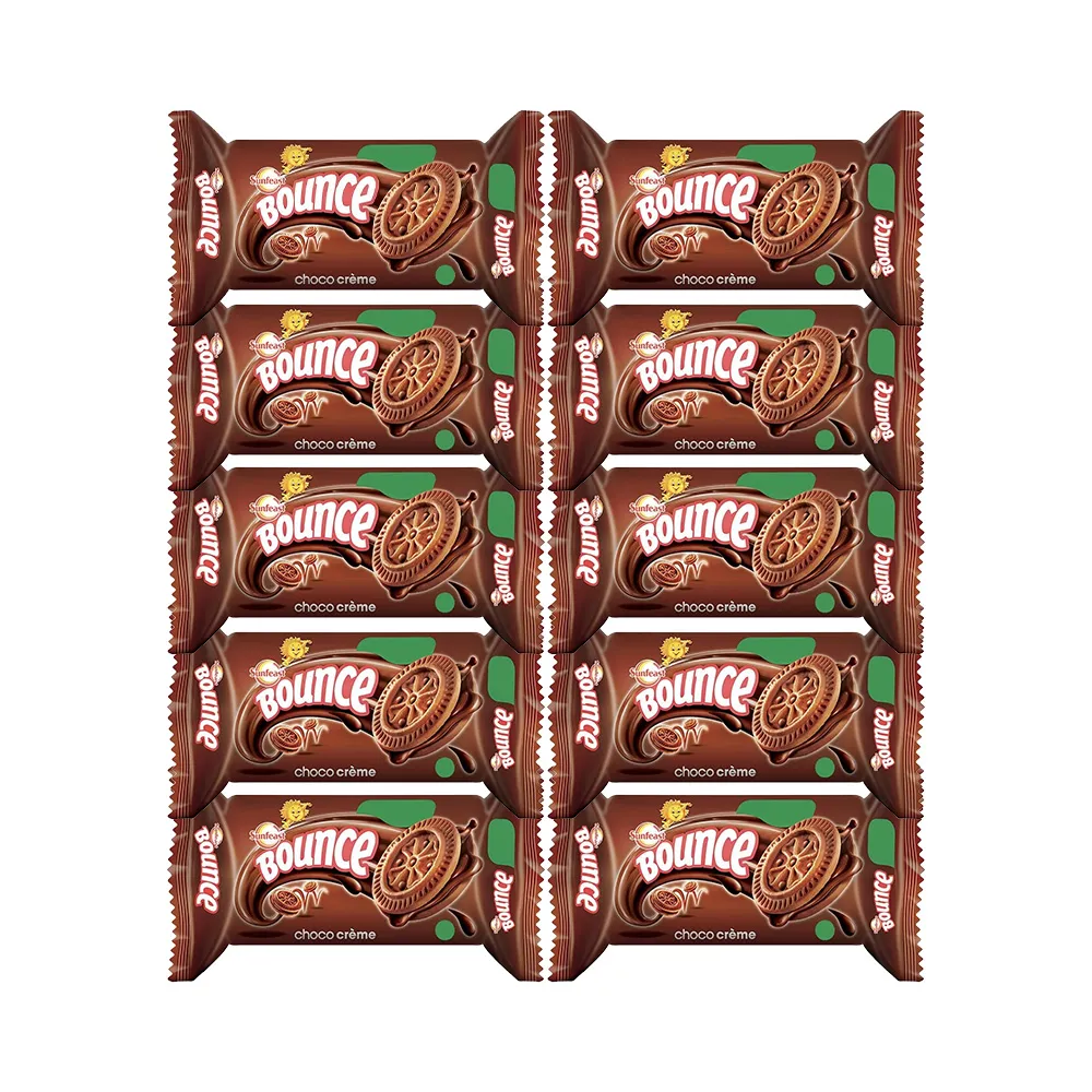Sunfeast Bounce Choco Creme Cookies – 30g (Pack of 10)