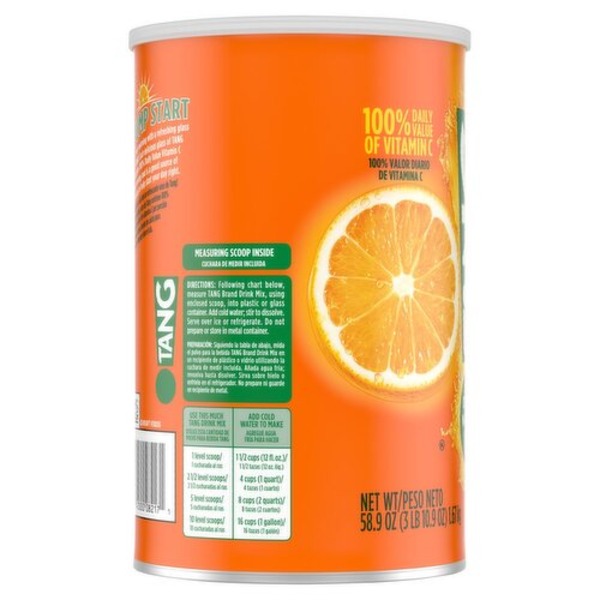 Tang Orange Naranja Powdered Drink 2.04kg USA | Buy Online in Bangladesh - Image 2