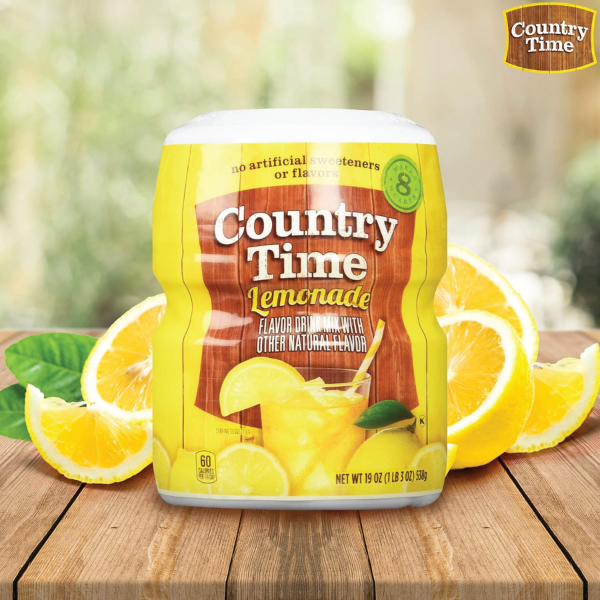 Country Time Lemonade Drink Mix – 538g - Image 2