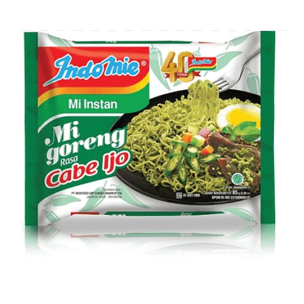 Indomie Mi Goreng Green Chili Flavor Fried Noodles - Image 2