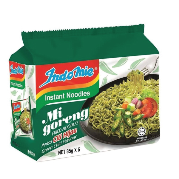 Indomie Mi Goreng Green Chili Flavor Fried Noodles