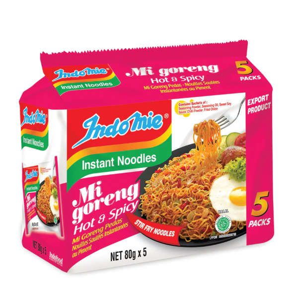 Indomie Mi Goreng Special Fried Noodles – Extra Hot Flavor (Persia Pedas)