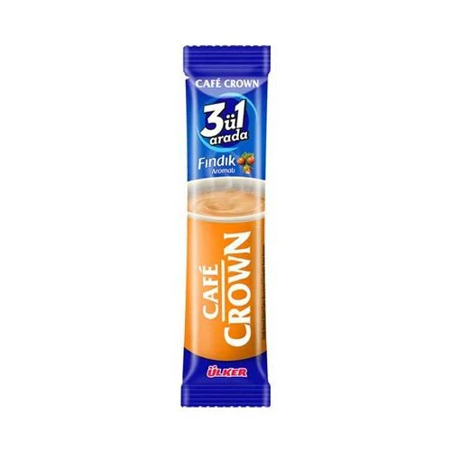 Cafe Crown 3 in 1 Hazelnut Flavoured | Ülker – 24pcs Pack | Bangladesh - Image 2
