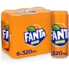 Fanta Orange Flavor 320ml 6pcs Combo