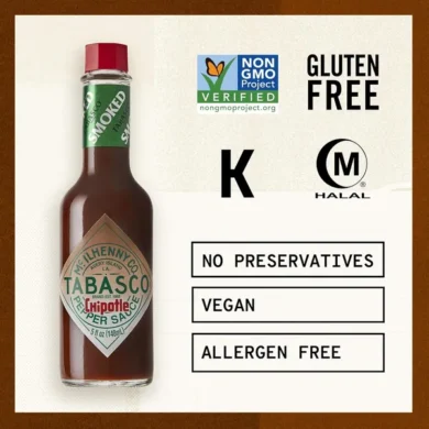 TABASCO Chipotle Pepper Hot Sauce 60ml