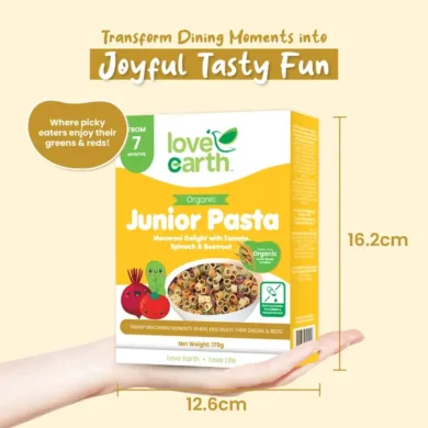 Love Earth Organic Junior Pasta 175g