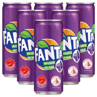 Fanta Grape Flavour Drink 320ml 6pcs Combo