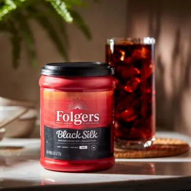 Folgers Black Silk Ground Coffee 272g