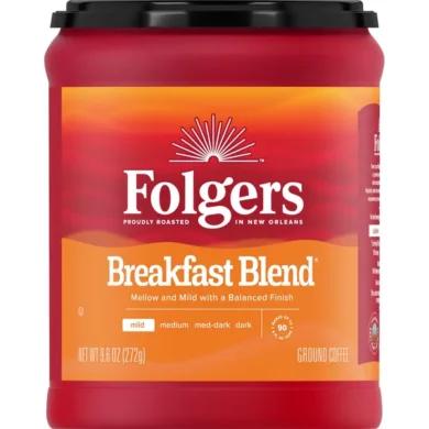 Folgers Breakfast Blend Ground Coffee 272g