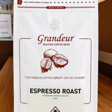 Grandeur Espresso Roast Coffee Beans 500g