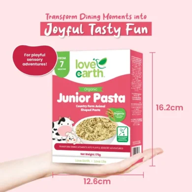 Love Earth Organic Junior Pasta 175g
