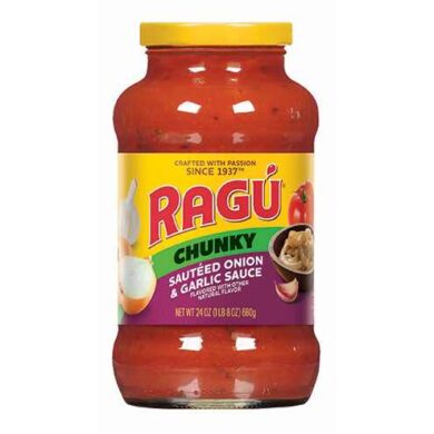 RAGÚ Chunky Sauces Sautéed Onion & Garlic Sauce