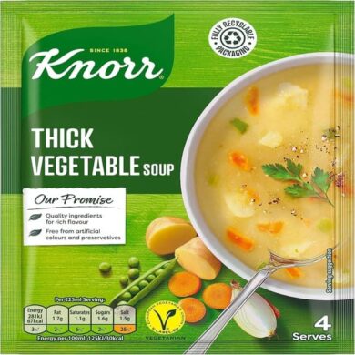 Knorr Thick Vegetable Soup 4 x 75g Combo