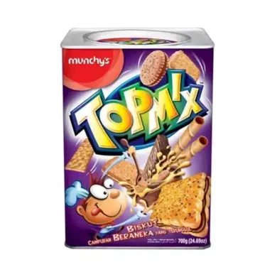 Munchy's TopMix Assorted Biscuits 700g Tin