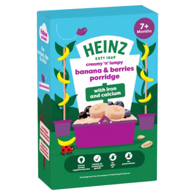 Heinz Banana & Berries Porridge 200g