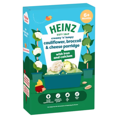 Heinz Cauliflower Broccoli Cheese Porridge 125g